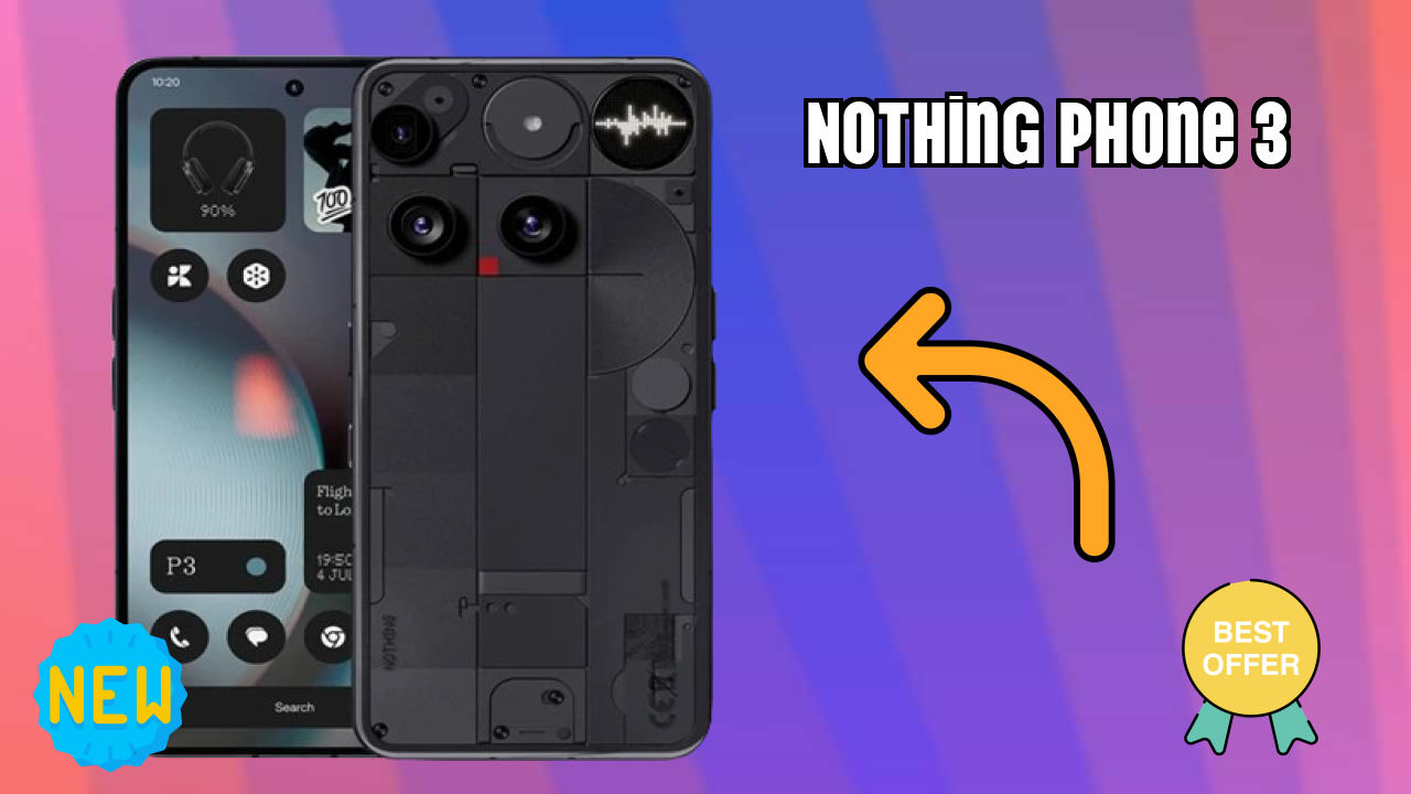 Nothing Phone 3 Display Size: 6.67 Inches (16.94 Cm) Screen Review