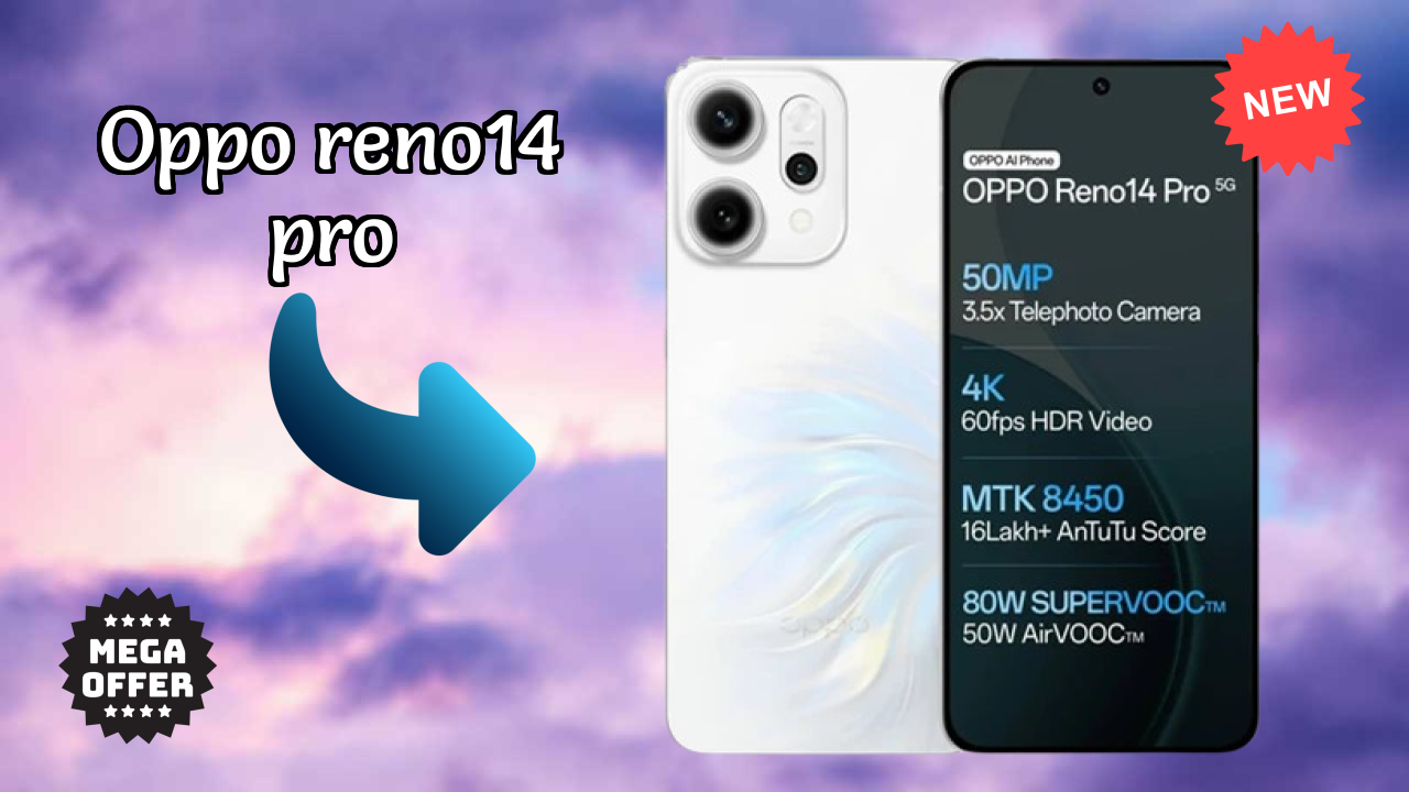 OPPO Reno14 Pro at ₹49,998 - Best Features Listed