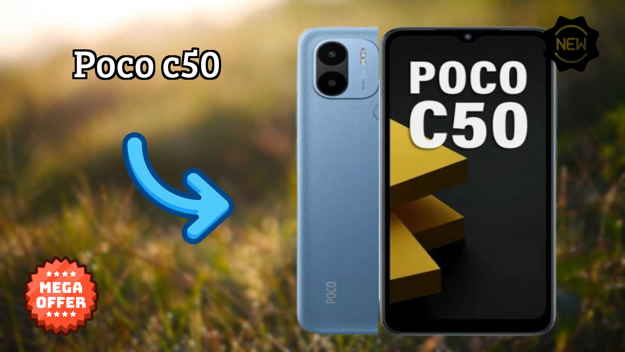 POCO C50 Display Size: 6.52 Inches (16.56 Cm) Screen Quality