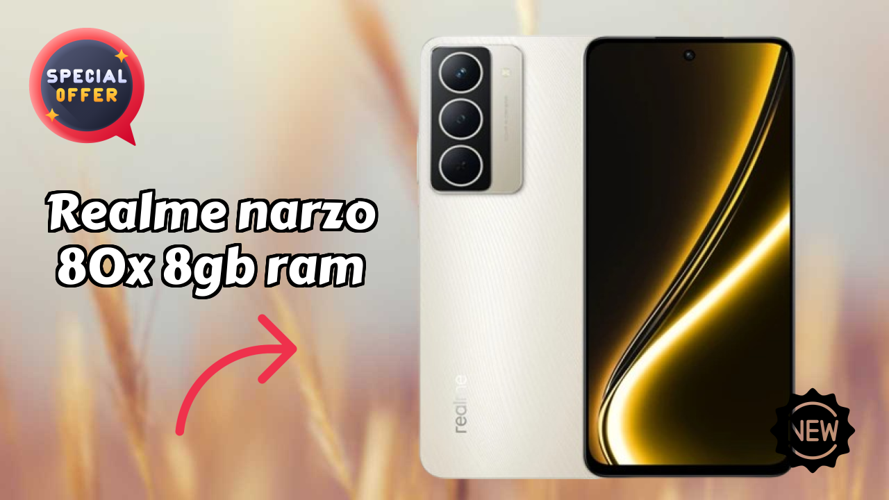 Realme Narzo 80X 8GB RAM Performance: 8 GB RAM Multitasking