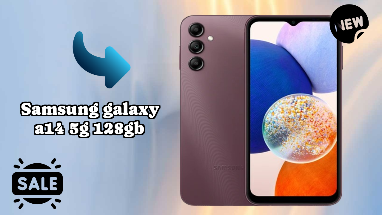 Samsung Galaxy A14 5G 128GB Display Analysis: 6.6 Inches (16.76 Cm) Screen